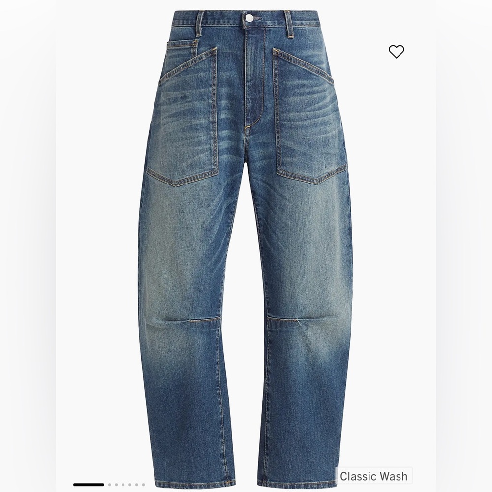 Nili Lotan Shon Classic Wash Jeans - barely worn